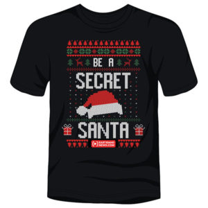 Be a Secret Santa T-shirt in vintage style